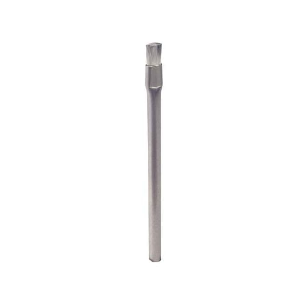 Static Dissipative 0.010 Nylon Applicator Brush 3/8 D SS Tube Handle, PK12